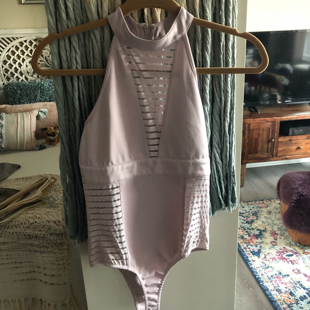 Blurred lines bodysuit